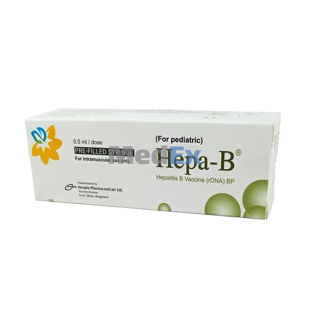 Hepa-B 10 mcg/0.5 ml IM Injection (CHAILD)