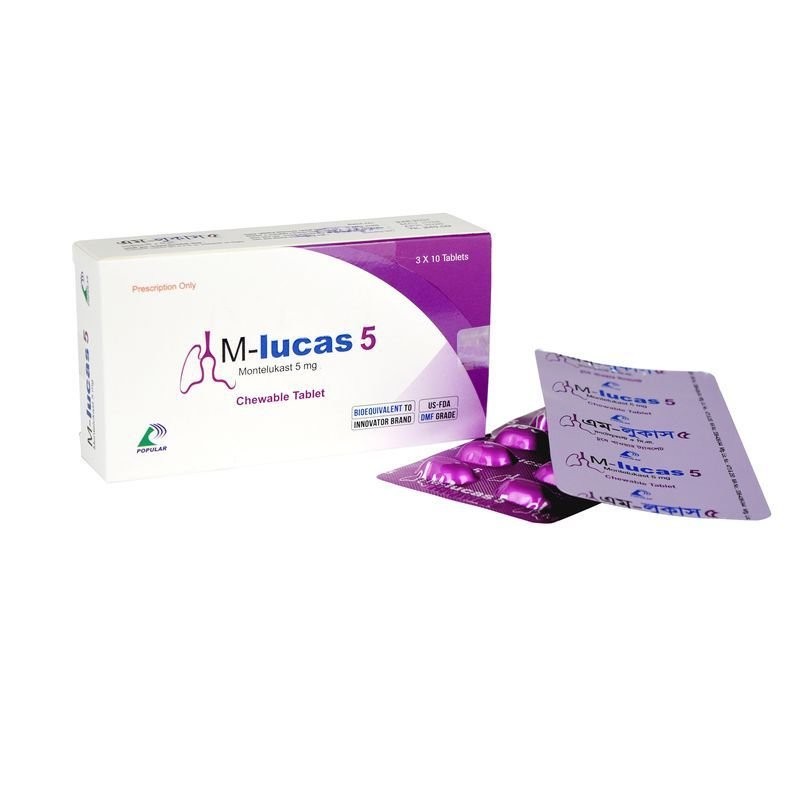 M-LUCAS 5MG Chewable Tablet