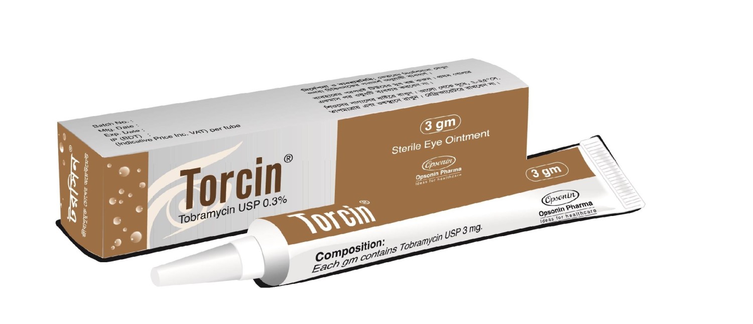 TORCIN 0.3 % EYE OINTMENT 3gm