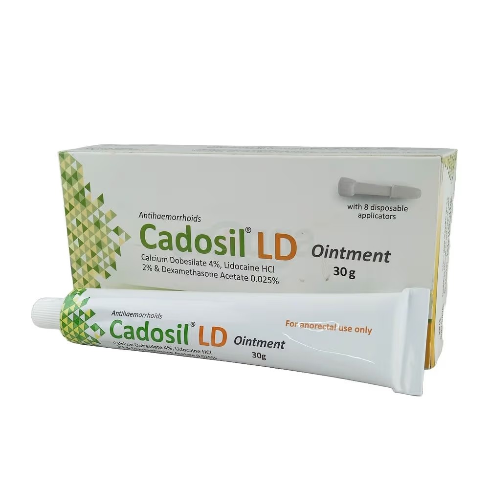 CADOSIL LD 4%+2%+0.025% Ointment 30GM