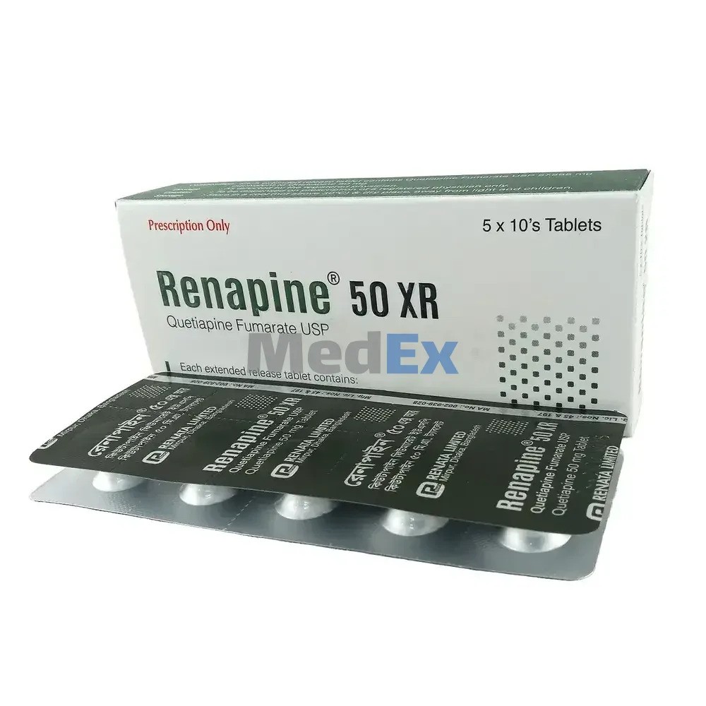 RENAPINE XR 50 mg Tablet