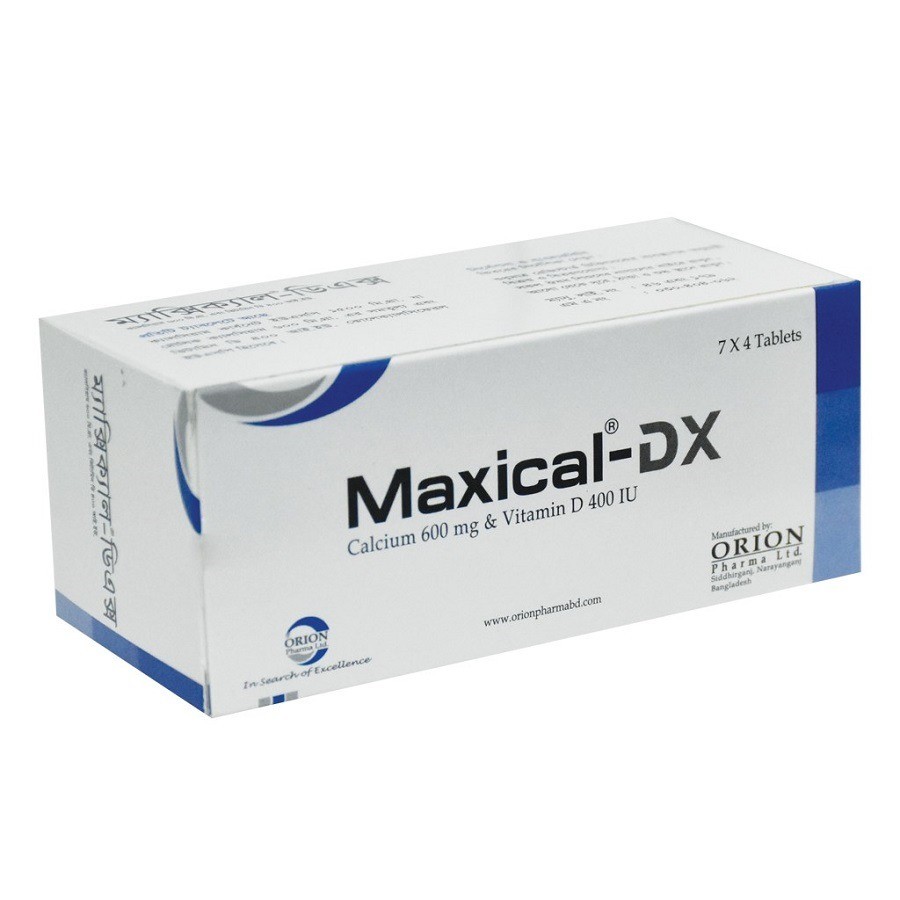 MAXICAL DX 600 mg + 400 IU