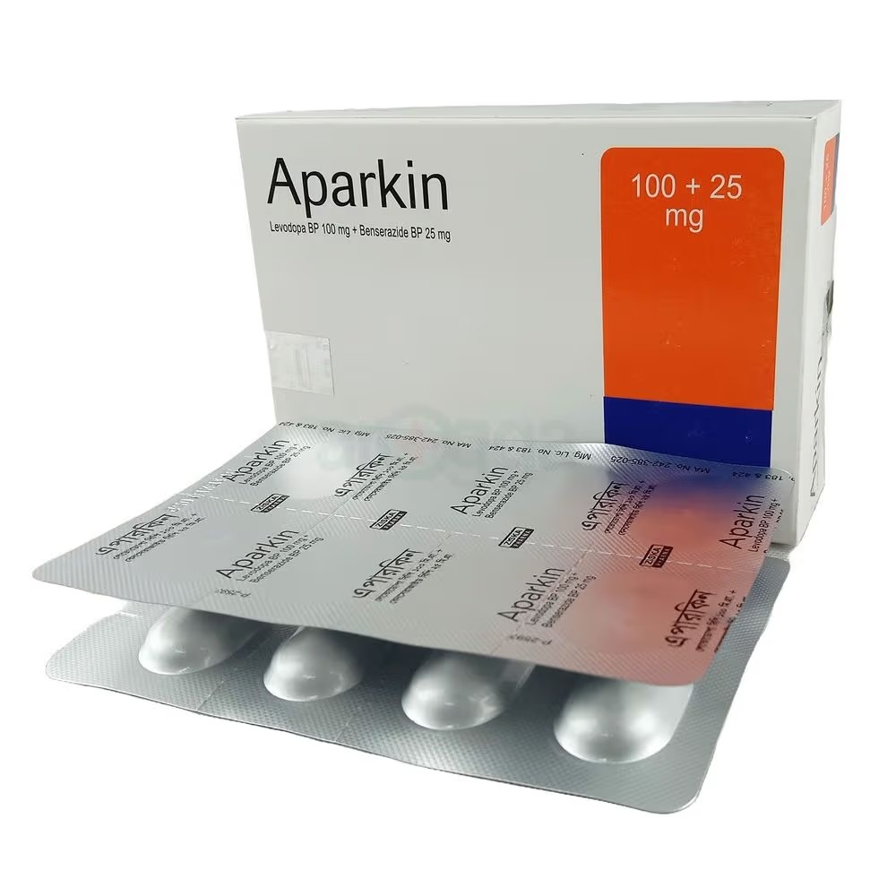 APARKIN 100mg+25mg Tablet
