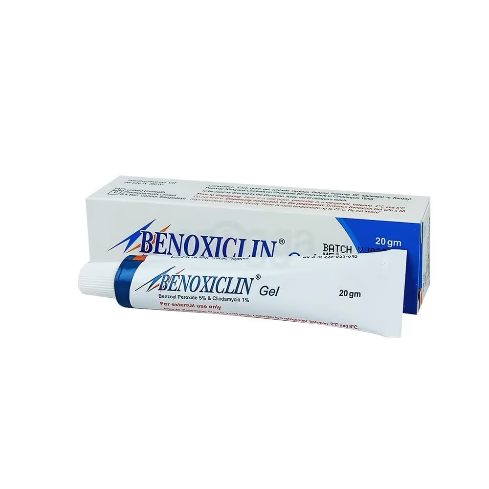 BENOXICLIN 1%+5% TOPICAL GEL 20gm