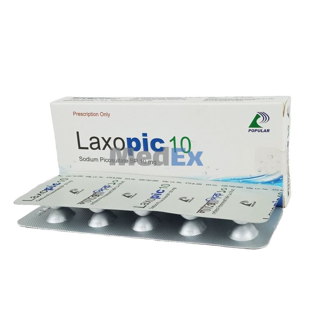 LAXOPIC 10MG TABLET