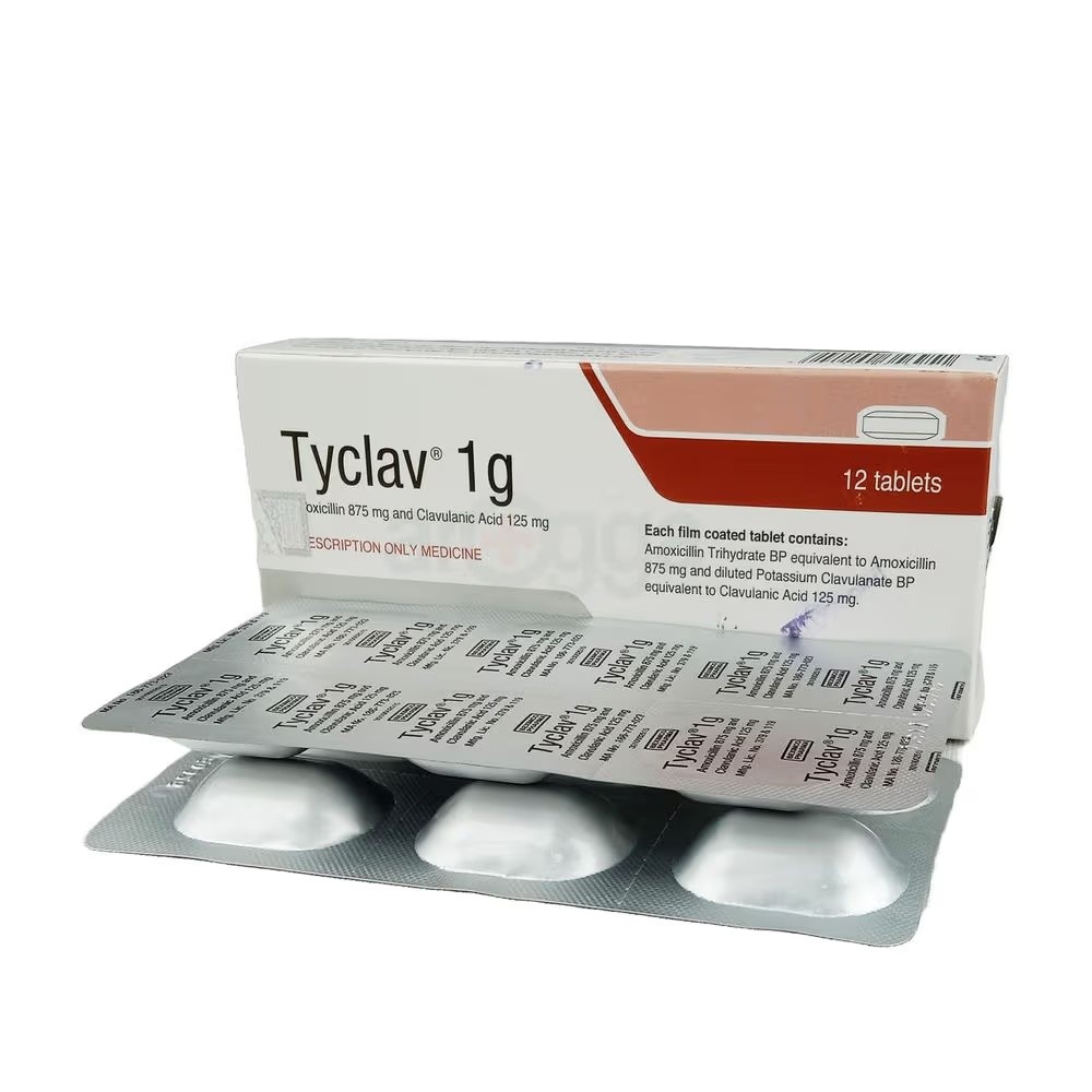 TYCLAV 875mg +125mg TABLET