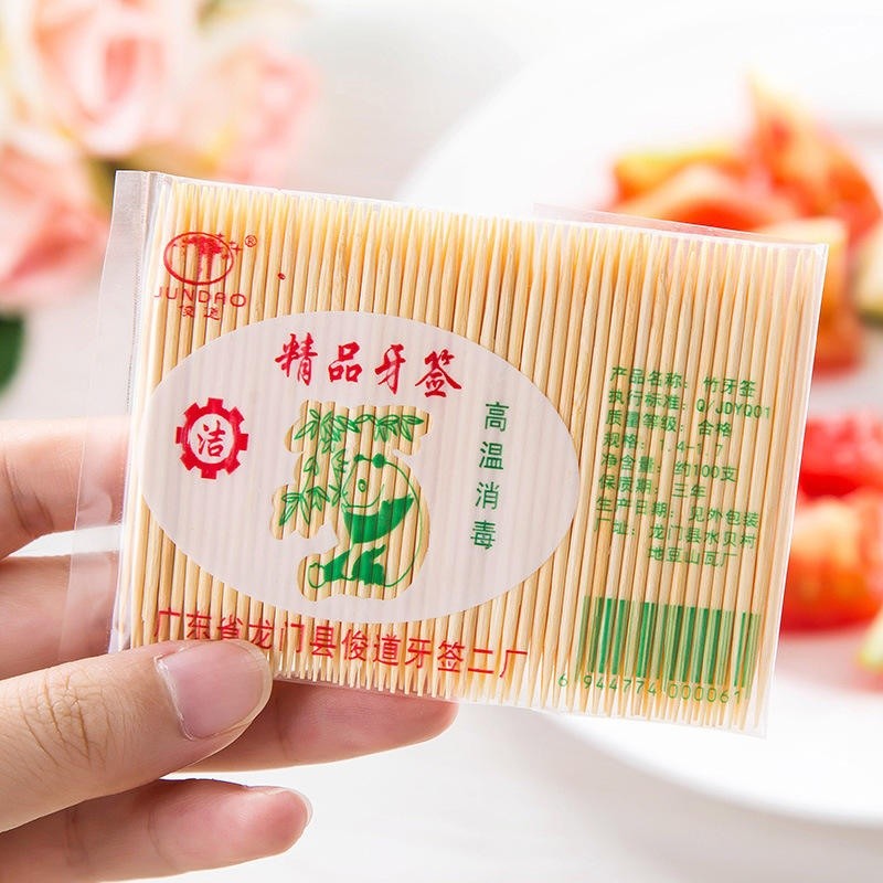 BAMBOO TOOTHPICK CHINA 100 PCS