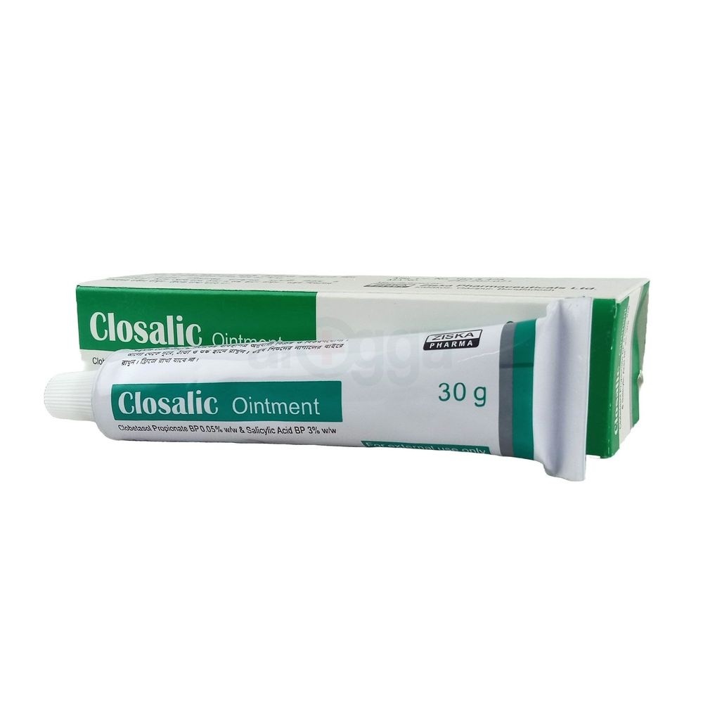 CLOSALIC 0.05%+3% Ointment 30gm