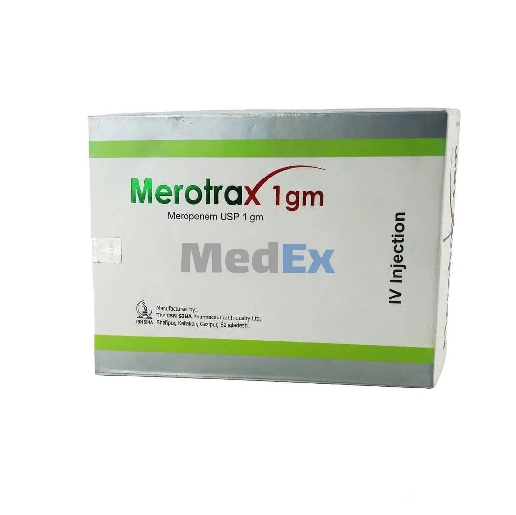 MEROTRAX 1 gm INJ.