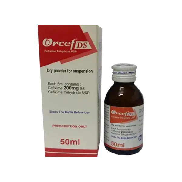 ORCEF DS 200mg/5ml suspension 50ml
