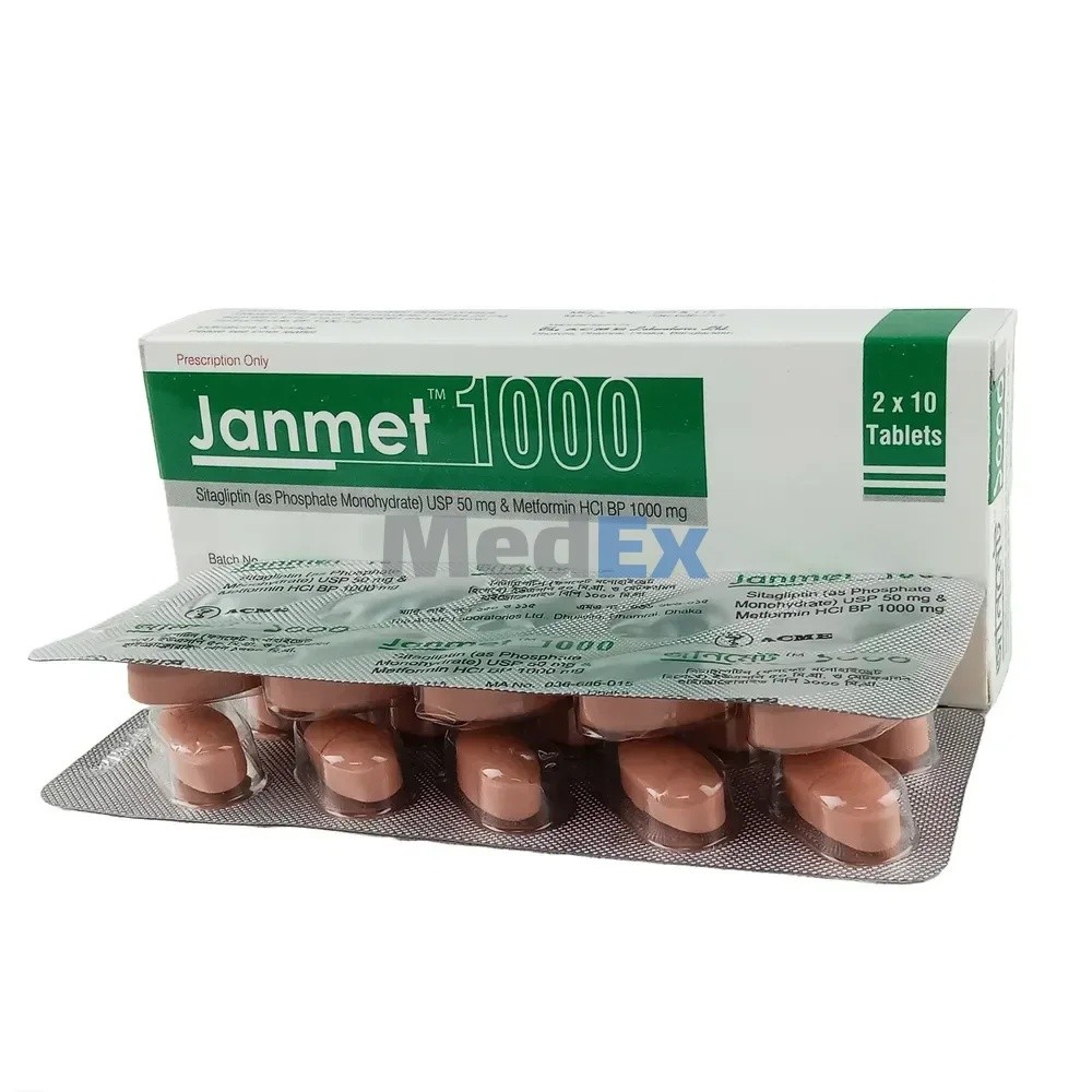 JANMET 50 mg + 1000 mg