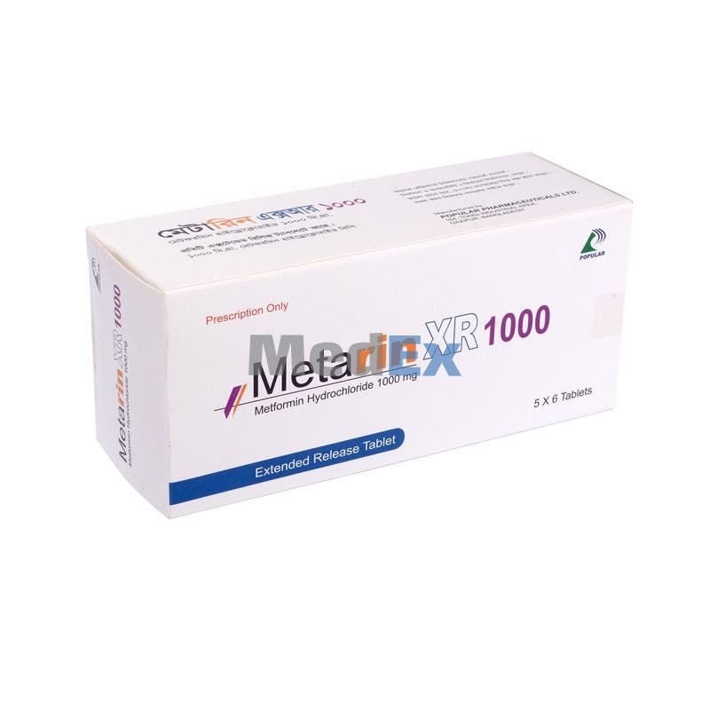 METARIN XR 1000 MG TABLET
