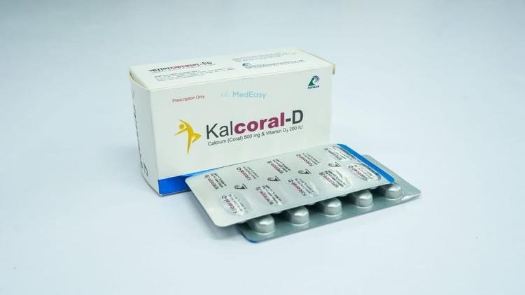 KALCORAL-D 500MG+200MG TABLET