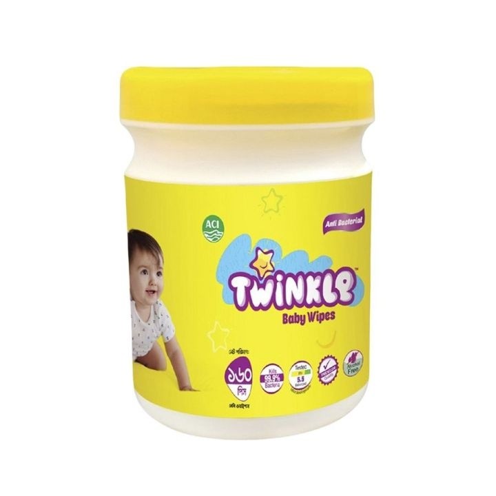 TWINKLE BABY WIPES (JAR)