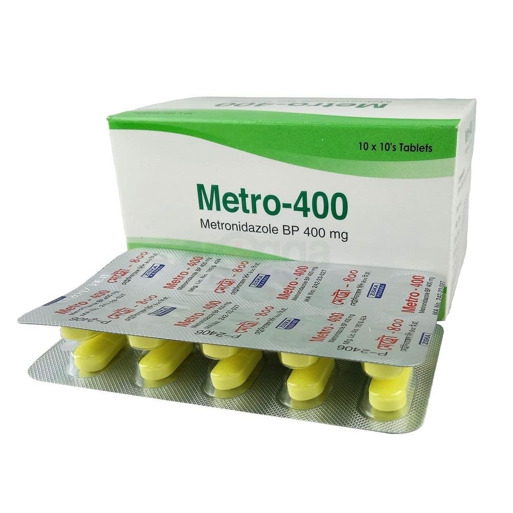 METRO 400mg Tablet