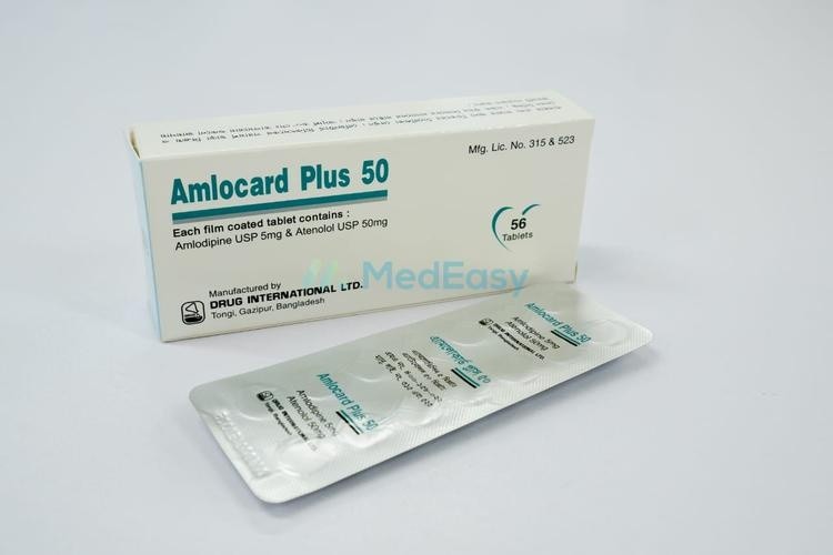 AMLOCARD PLUS 5mg+50mg Tablet