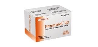 PROPRANOL 20 mg TABLET