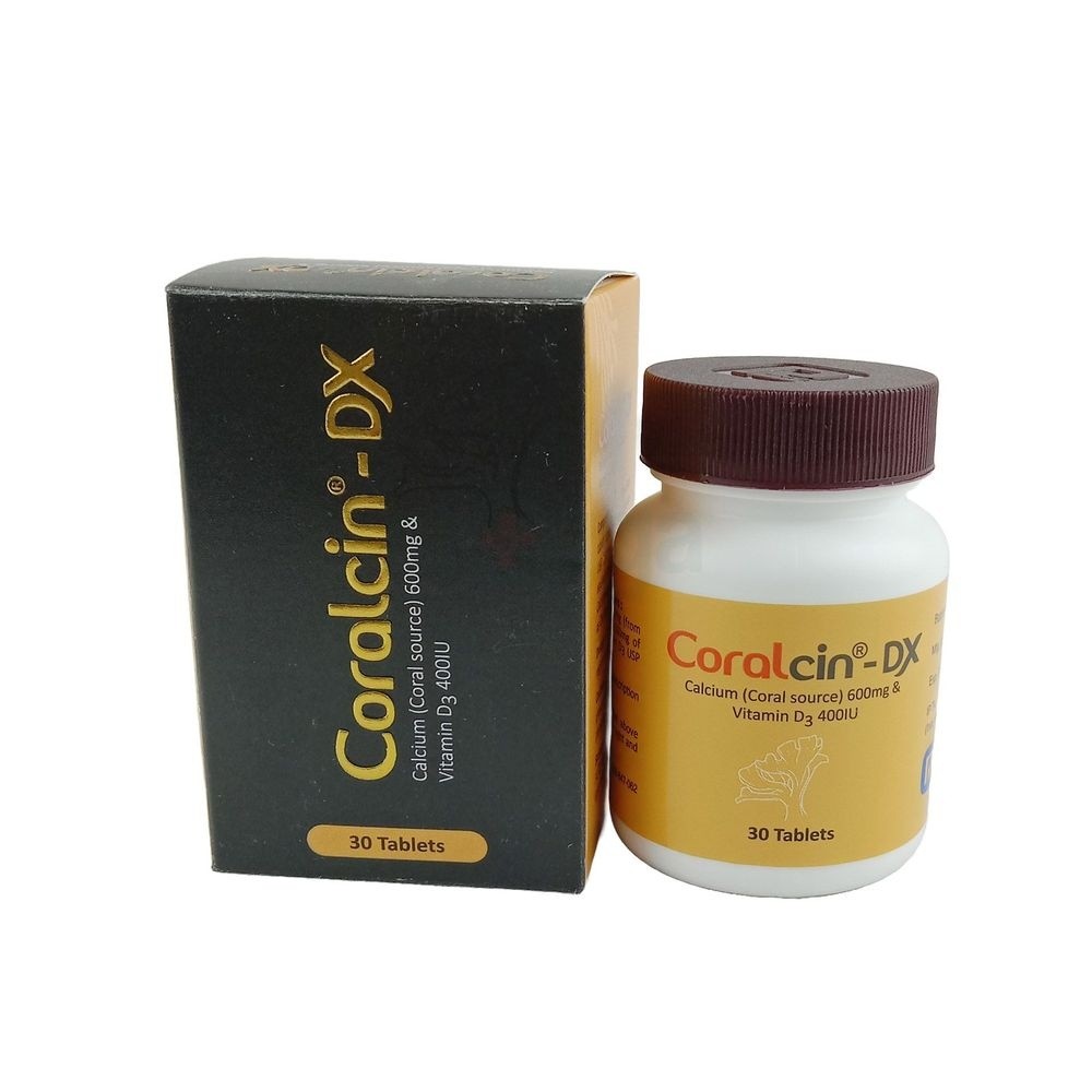 CORALCIN  DX600mg+400 IU TABLET