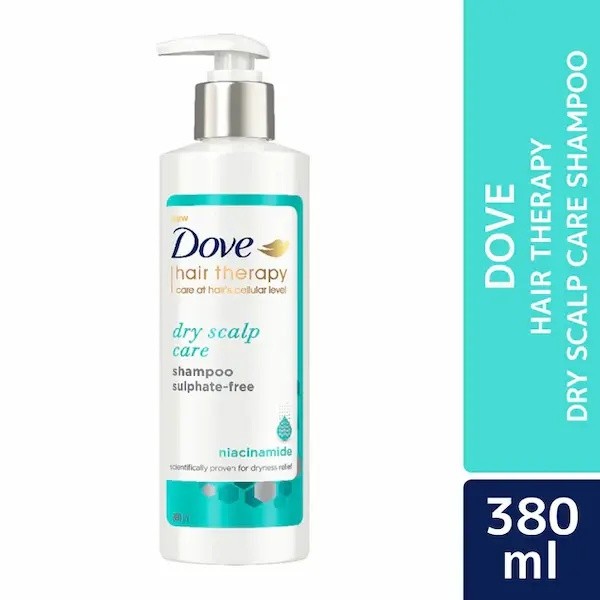 DOVE HAIR THERAPY DRY SCALP CARE SHAMPOO NIACINAMIDE 380ml (INDIA)