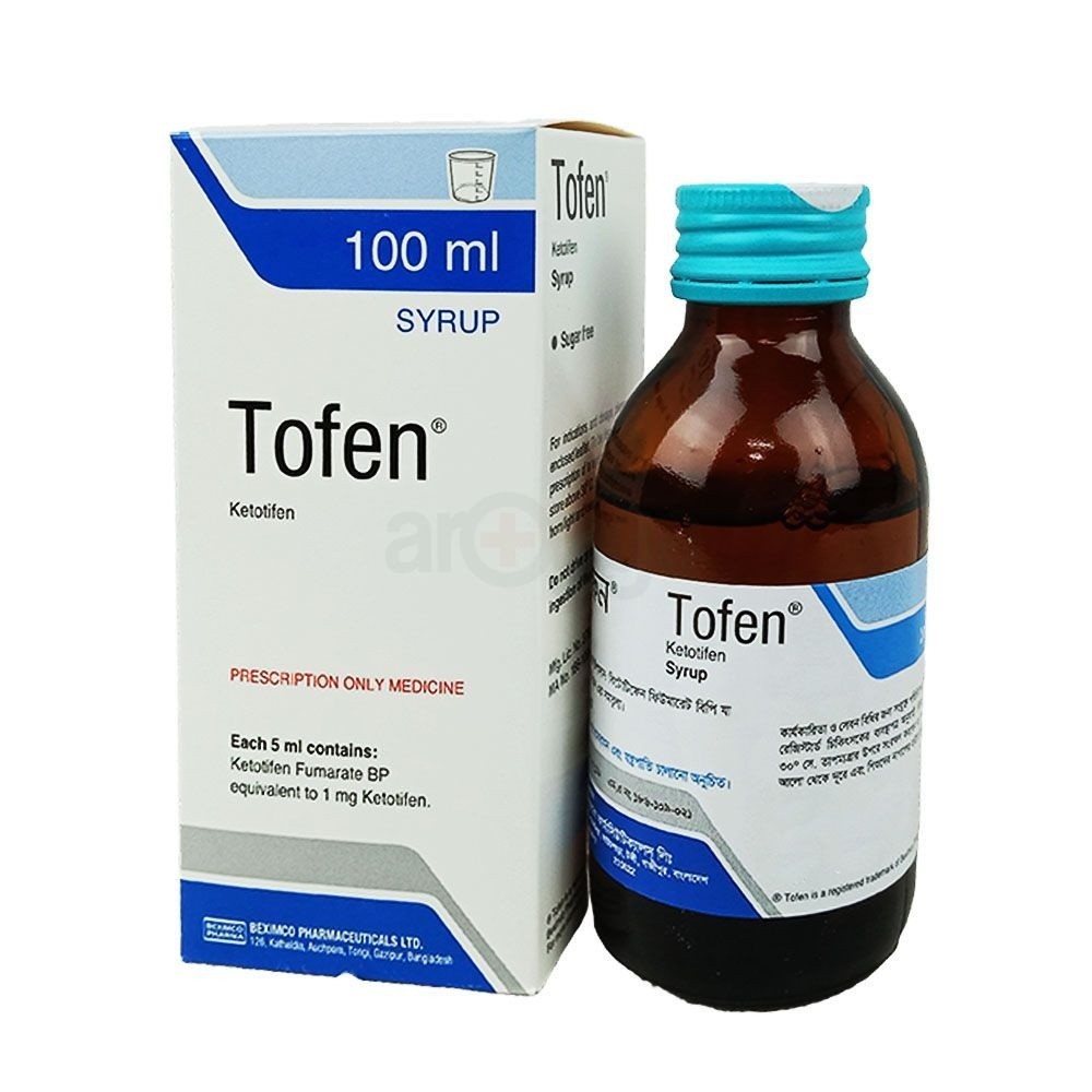 TOFEN 1 mg / 5 ml Syrup 100 ml