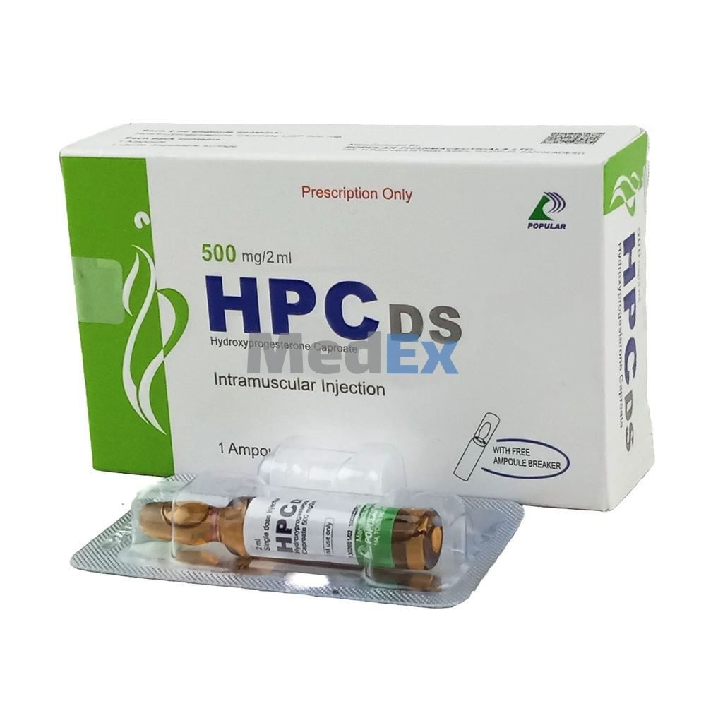 HPC DS 500MG/2ML IM INJECTION 2ML AMPOULE