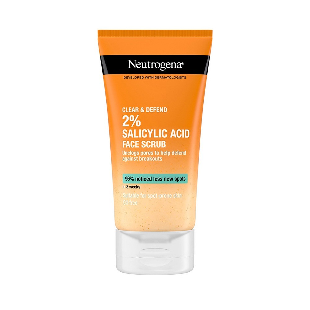 NEUTROGENA CLEAR & DEFEND FACE SCRUB