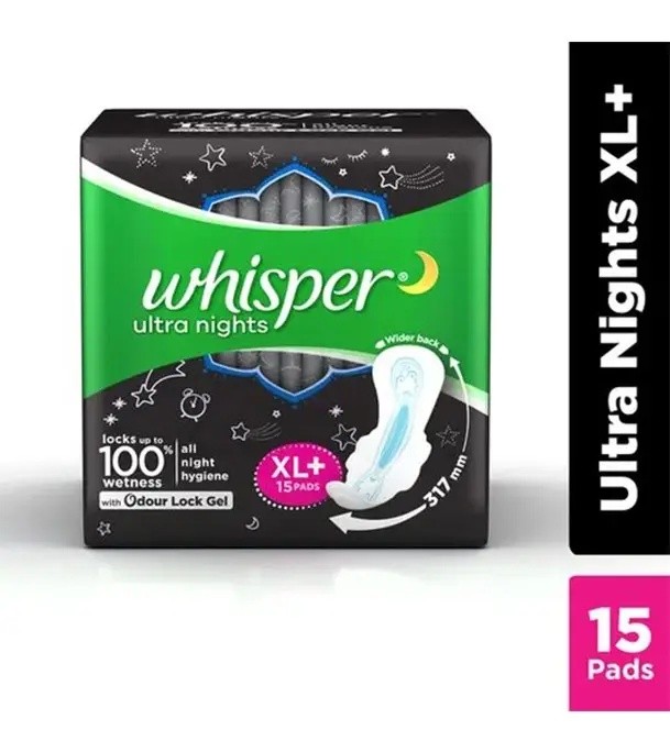 WHISPER ULTRA NIGHT XL 15 pcs