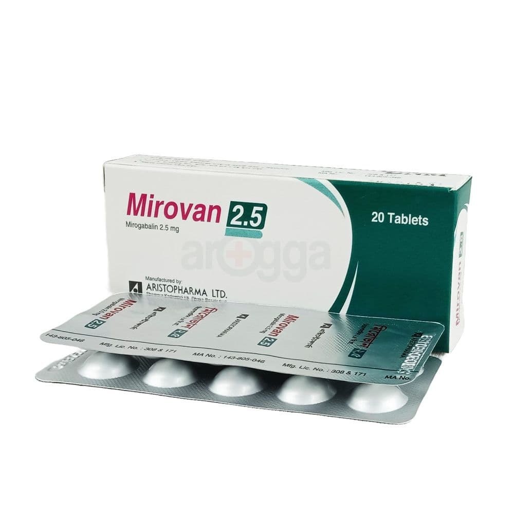 MIROVAN 2.5 mg Tablet