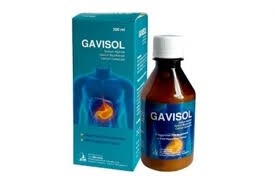 GAVISOL ( 500 mg+ 267 mg+160 mg)/10 ml SYRUP 100 ML