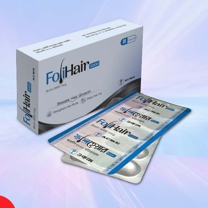 FOLIHAIR 5000 mcg