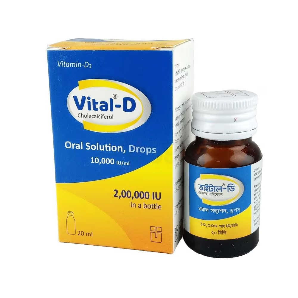 VITAL-D 10000 IU/ml oral solution 20ml