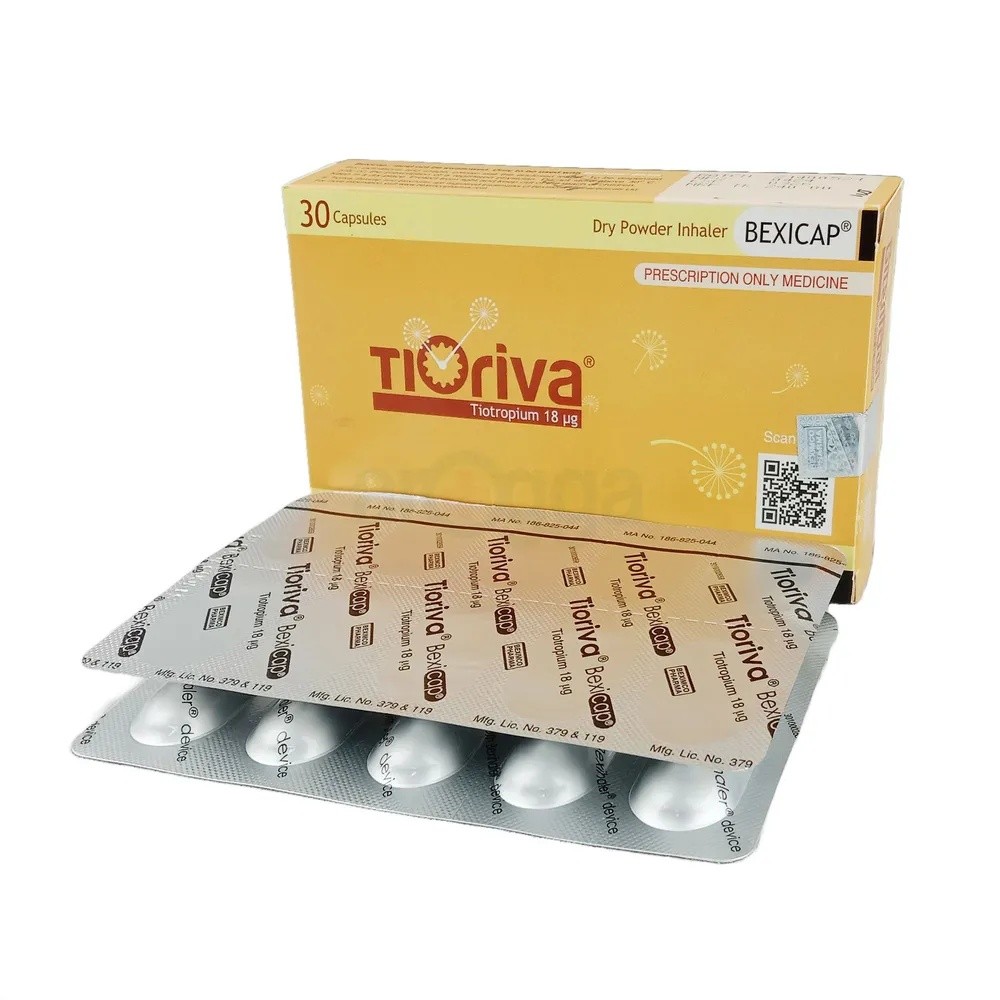 TIORIVA 18mcg BEXICAP