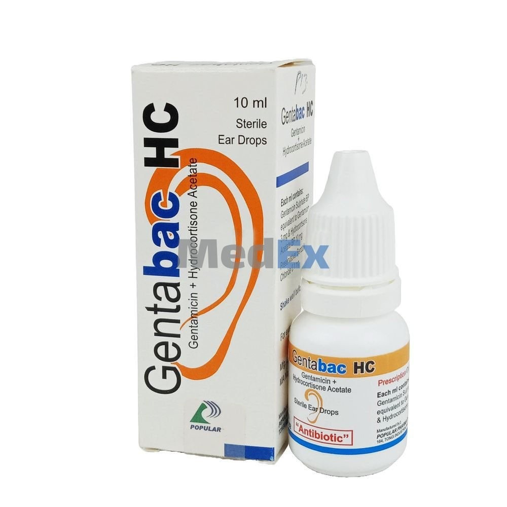 GENTABAC HC 0.3%+1% EYE DROP 10ML
