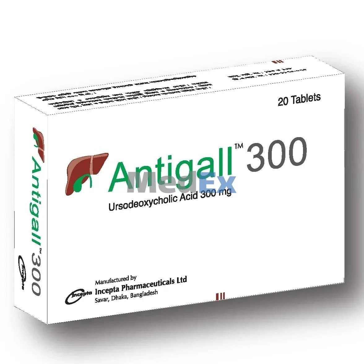 ANTIGALL 300 MG TABLET