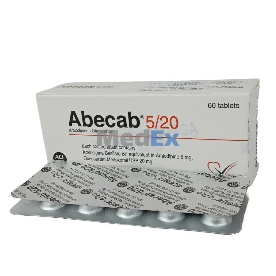 ABECAB 20MG+5MG TABLET