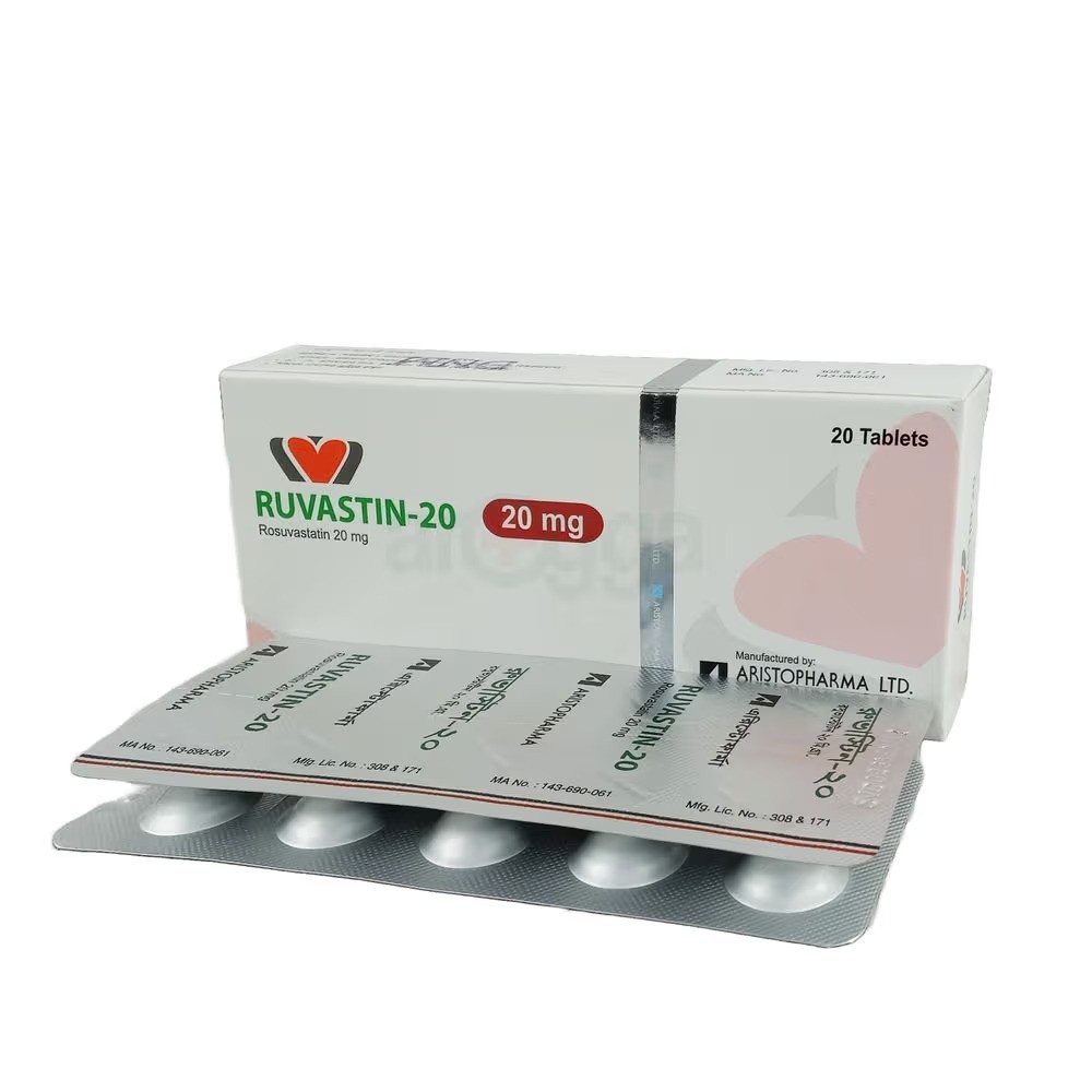 RUVASTIN 20 mg Tablet