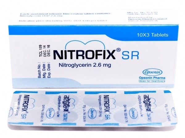NITROFIX SR 2.6 mg Tablet