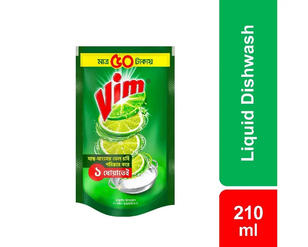 VIM DISWASHING LIQUED 210ml