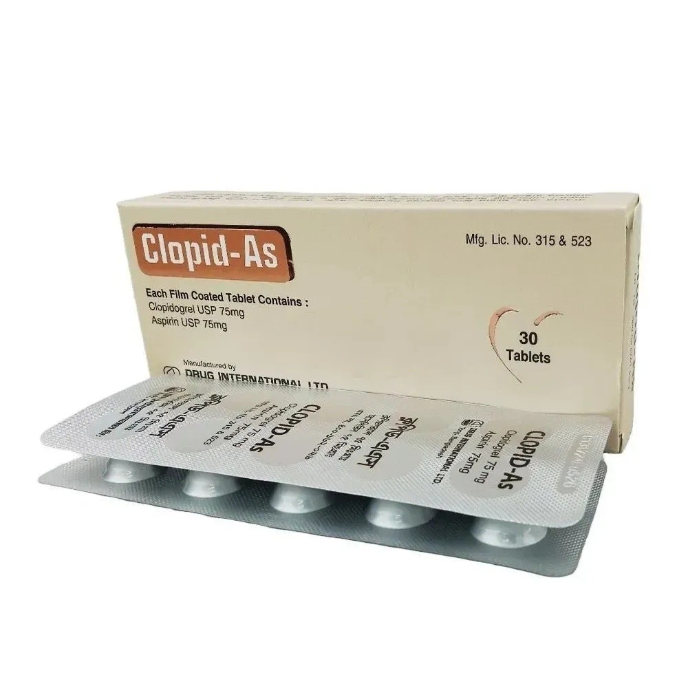 CLOPID-AS 75mg+75mg Tablet