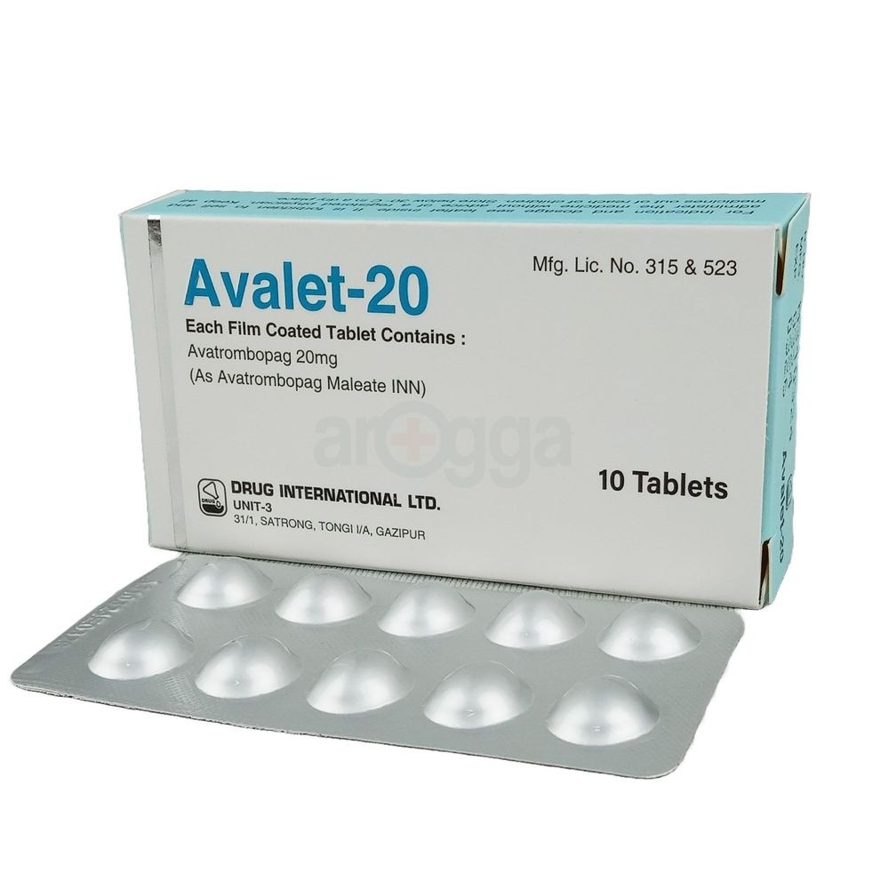 AVALET 20mg Tablet