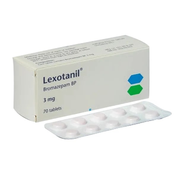 LEXOTANIL 3MG TABLET