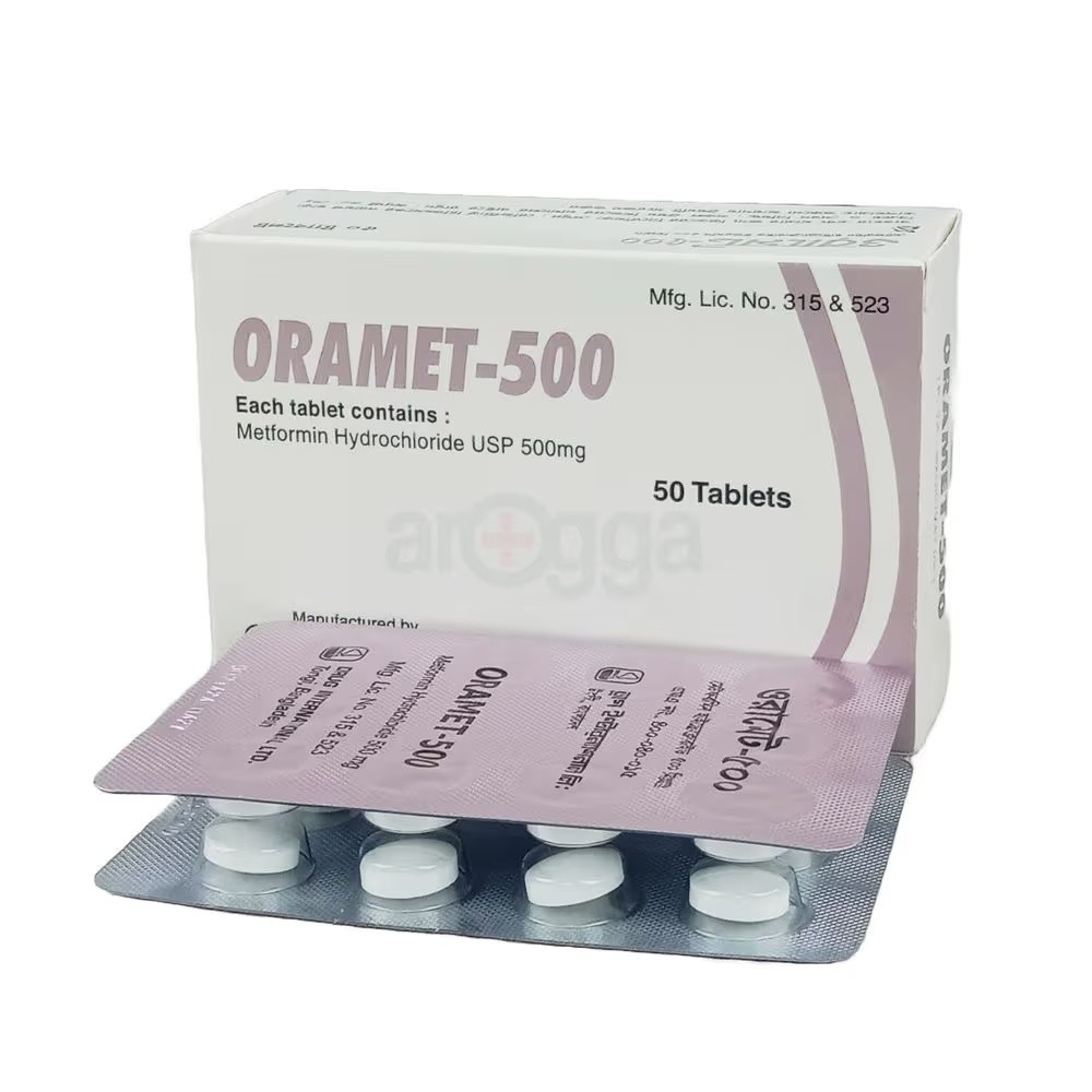 ORAMET 500mg Tablet