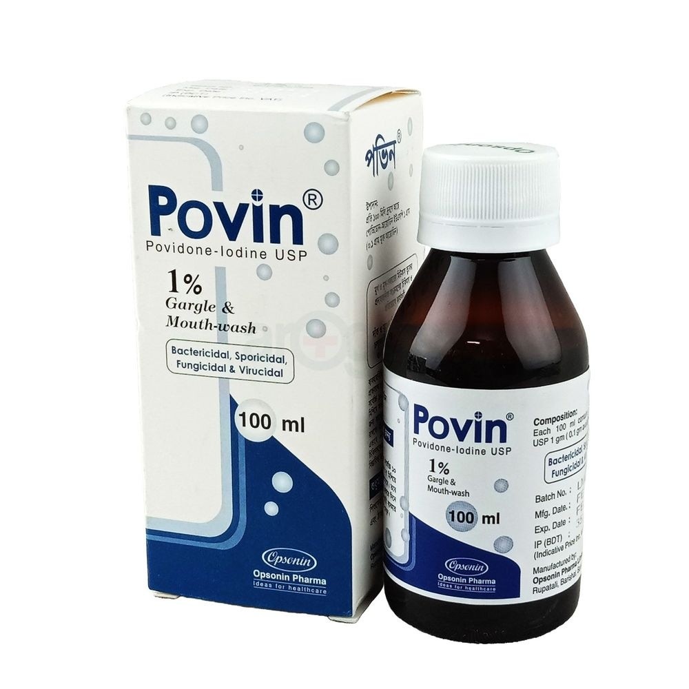 POVILIN 1% MOUTHWASH 100 ML