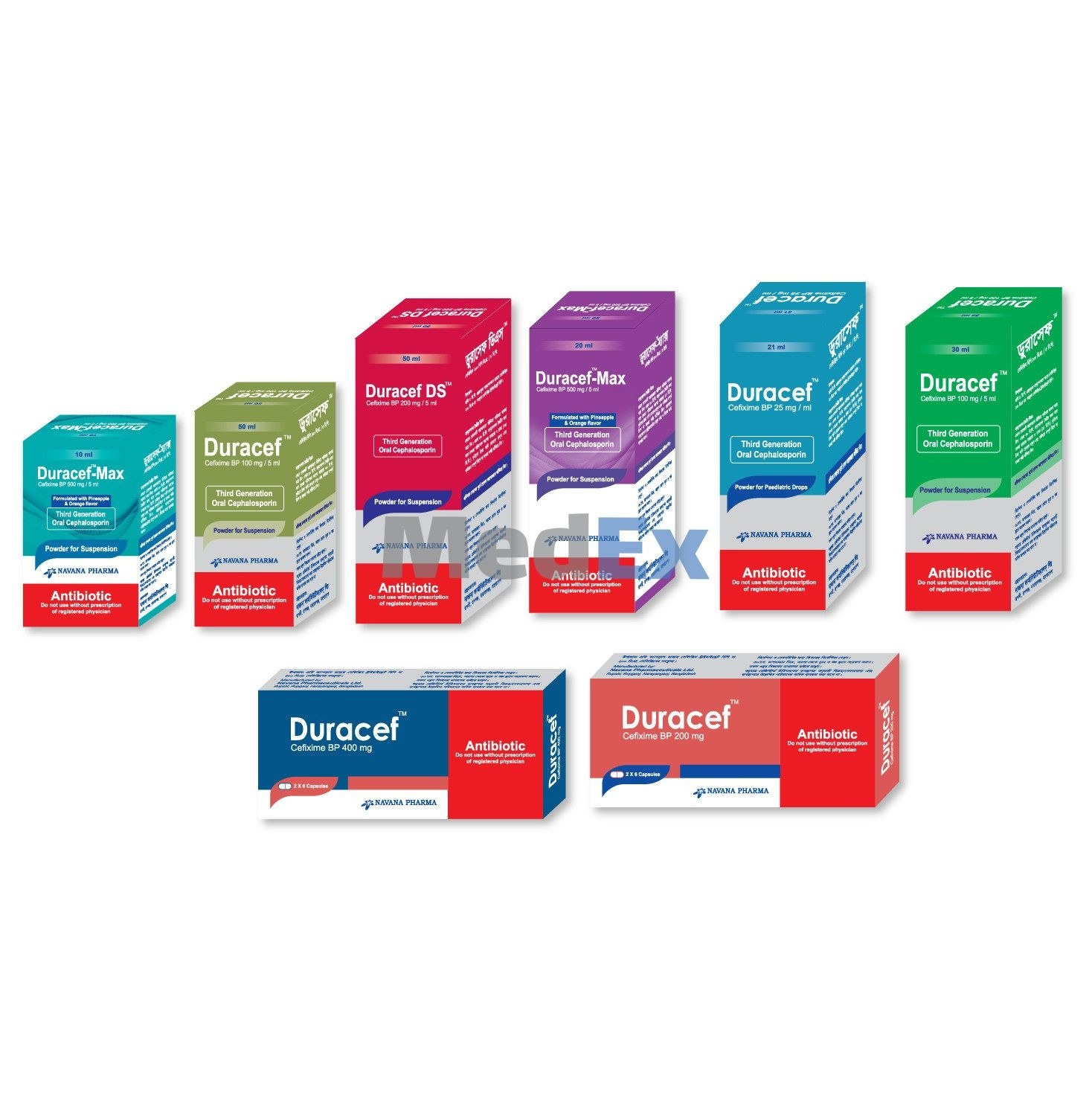 DURACEF DS SYRUP 50 ML (200mg/5ml)