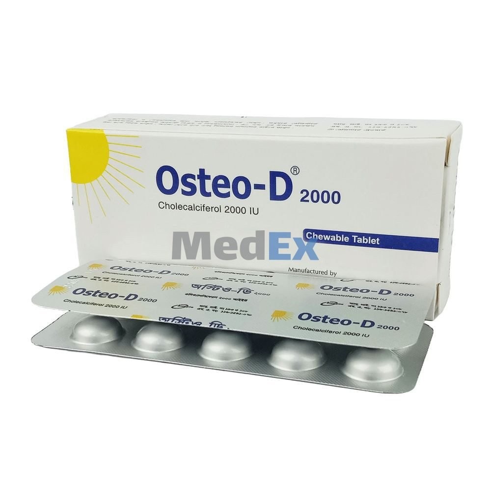 OSTEO-D 2000 IU Chewable Tablet