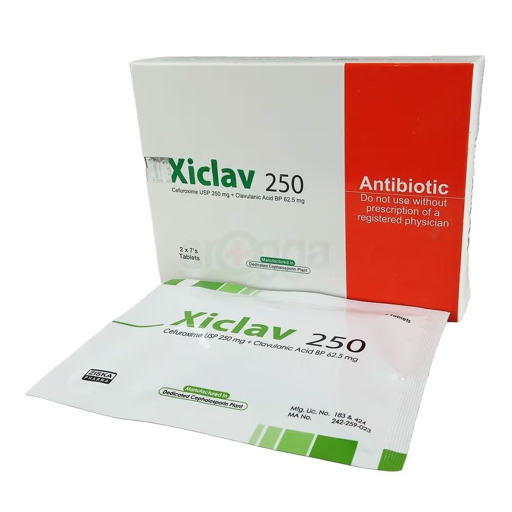 XICLAV 250mg Tablet