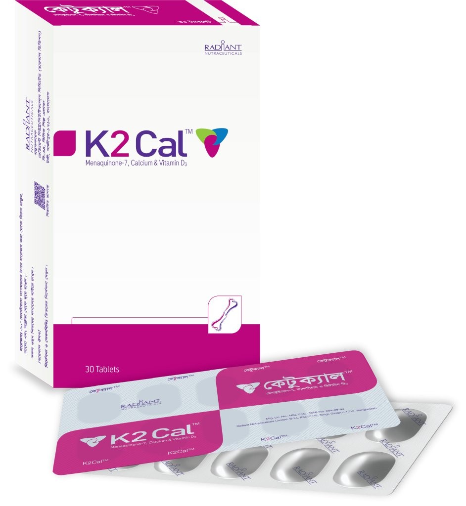 k2CAL 45MCG+500MG+1000IU TABLET