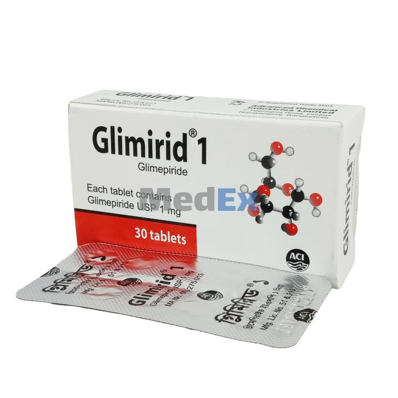 GLIMIRID 1MG TABLET