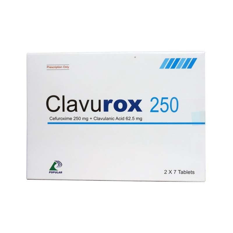 CLAVUROX 250MG+62.5MG TABLET