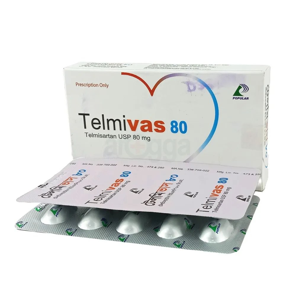 TELMIVAS 80MG TABLET